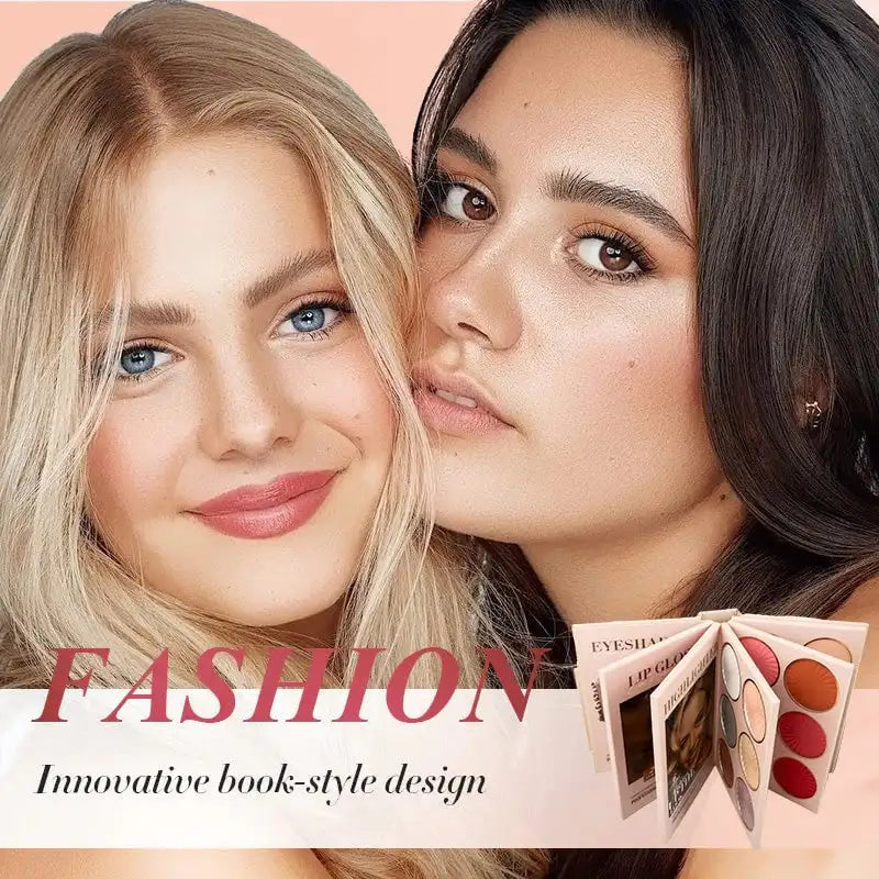 💄5-Layer Book-Style Makeup Palette with 67 Pro Shades